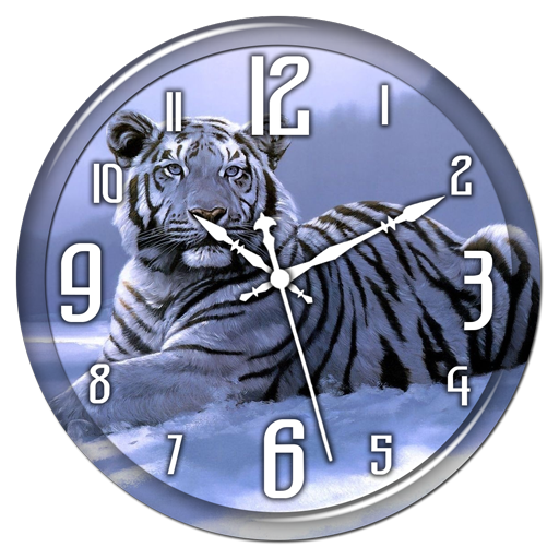 White Tiger Clock Live WP icon