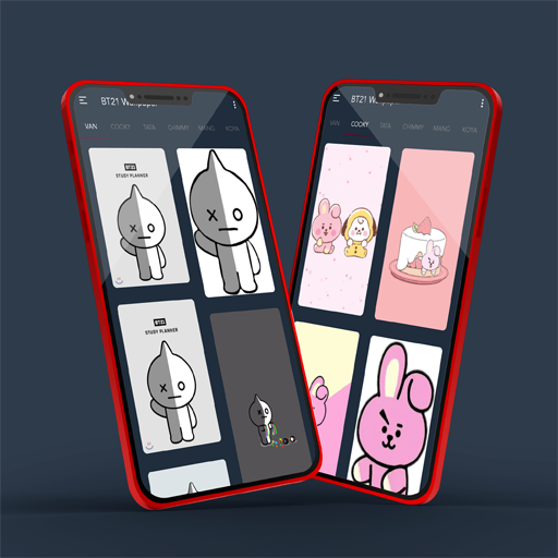 BT21 Wallpaper - Cute BT21 Sticker Wallpaper icon
