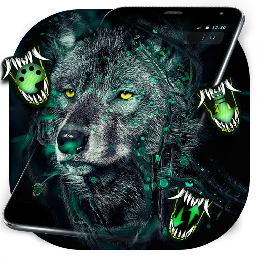 Wild Wolf Staring Theme icon