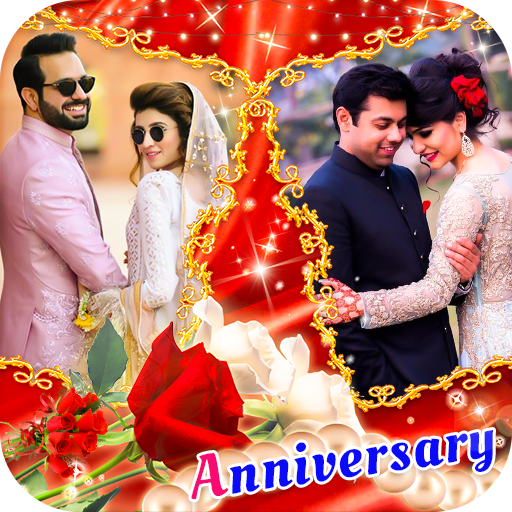 Marriage Anniversary Dual Photo Frame иконка