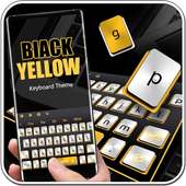 Black Yellow Keyboard Theme