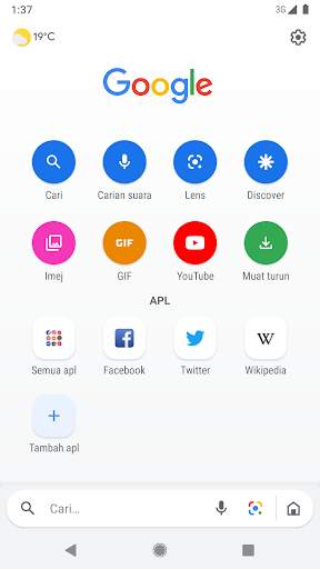 Google Go screenshot 1