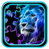 Neon Animals Jigsaw Puzzle icon