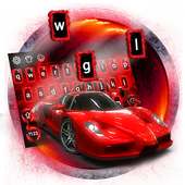 Red Speed Car Keyboard Theme on 9Apps