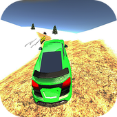 Speed Car Racing Snow Mountain icon