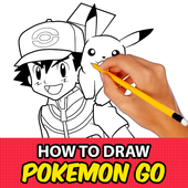 How to Draw Pokemon GO icon