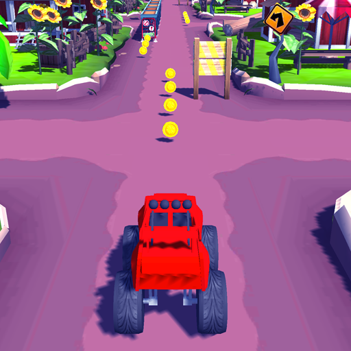Super monster truck Racing 3D icon