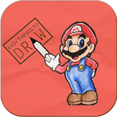 Learn to draw Super Mario icon