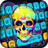 Skeleton street graffiti keyboard on 9Apps