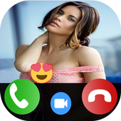 sexy Girls chat live video fake call icon