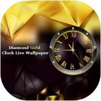 Diamond Gold Clock Wallpaper on 9Apps