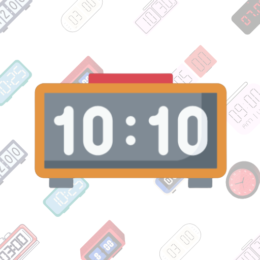 ikon Digital Flip Analog Desk Clock