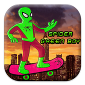 Spider Green Boy Game icon