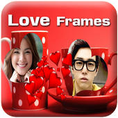 Coffee cup frames Love Frames icon