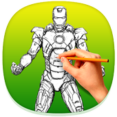 How to Draw Iron Man icon