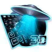 لوحة المفاتيح 3D UFO on 9Apps