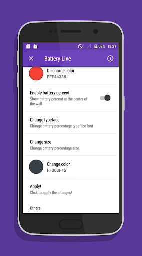 Battery Live Wallpaper screenshot 3