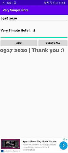 Very Simple Note screenshot 1