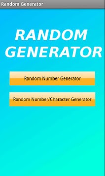 Random Generator screenshot 1