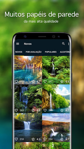 Papéis de parede com cascata PRO screenshot 1