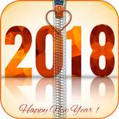 New Year 2018 Zipper Lock on 9Apps