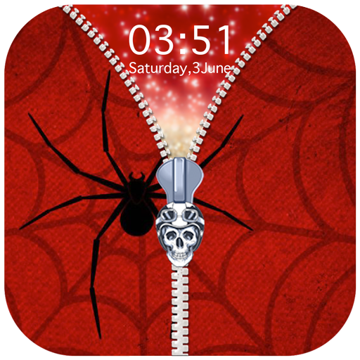 Spider Zipper Lock Screen icon