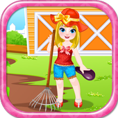 Girl farm games for girls icon