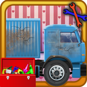 LKW-Reparatur-Mechaniker-Shop icon