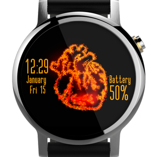 Heart Ablaze 🔥 Watch Face icon