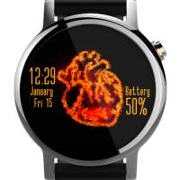 Heart Ablaze 🔥 Watch Face on 9Apps