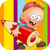 kids doodle - color draw icon