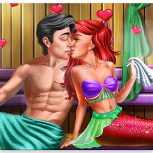 Mermaid Sauna Flirting - Kiss Games For Girls icon
