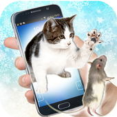 Cat Catch The Mice Mouse On Screen Joke icon