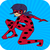 super Ladybug cat icon