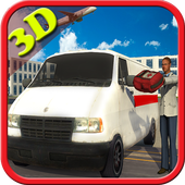 Pharmacy Delivery Van 3d Sim icon