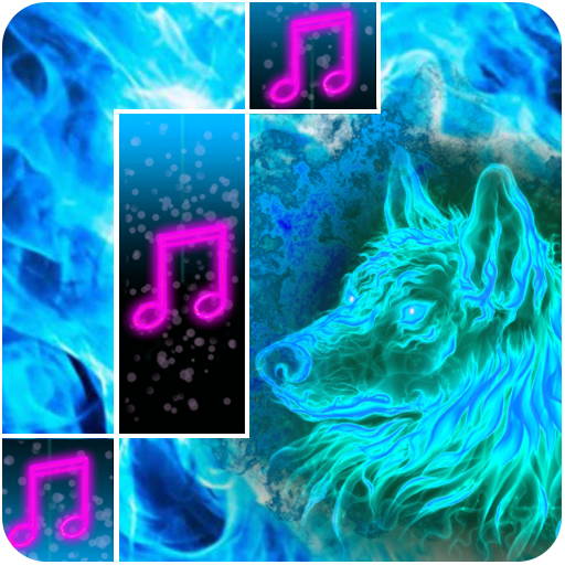 Arctic Piano Wolf Tiles Ice Blue Fire Music Songs icon