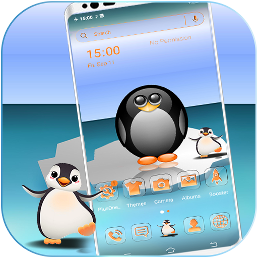 Cute Penguin Theme icon