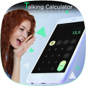 Talking calculator speaking calculator voice أيقونة