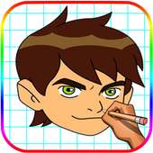 Learn How To Draw Ben 10 Cartoon Easy Step on 9Apps