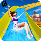 Water Slide 3D Adventures Game 2017 icon