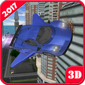 Flying Car Simulation - Real Future Flight Game 18 icon