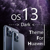 Os13 Dark Emui-9.1 Theme for Huawei icon