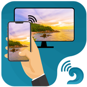 Screen Mirroring with TV: Smart View icon