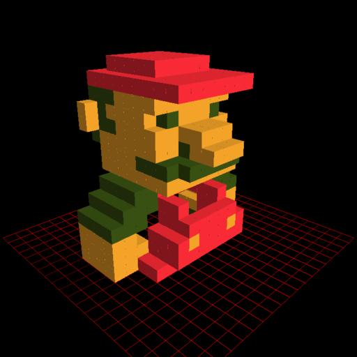 3d pixel art creator icon