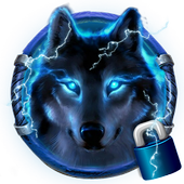 3D Thunder Wolf Lockscreen Theme иконка
