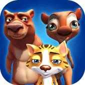 Animal Friends Rush : Fun Run Racing Game