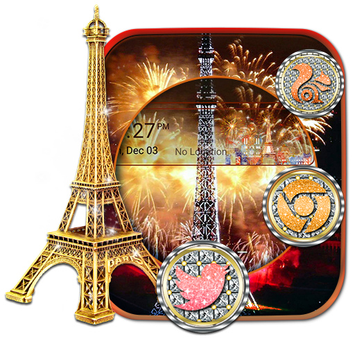 New Year Celebration Launcher Theme icon