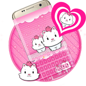 cute pink kitty icon
