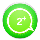 Two account for WhatsApp icon