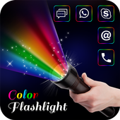 Color Flashlight : Torch LED Flash On Call &amp; SMS icon